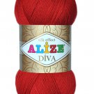 Alize Diva Yarn with Silk effect - pack of 5 skeins