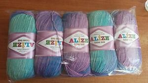 High Quality Turkish Cotton Yarn for Handknitting and Crochet. Pack of 5 skeins