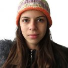 Hand knitted Ladies hat cloche from soft and gentle wool and acrylic yarn
