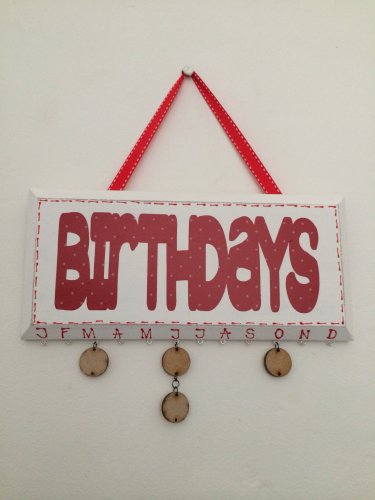 Birthday calendar