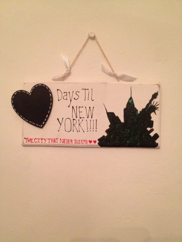Countdown plaque