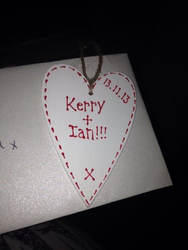 Personalised love hearts