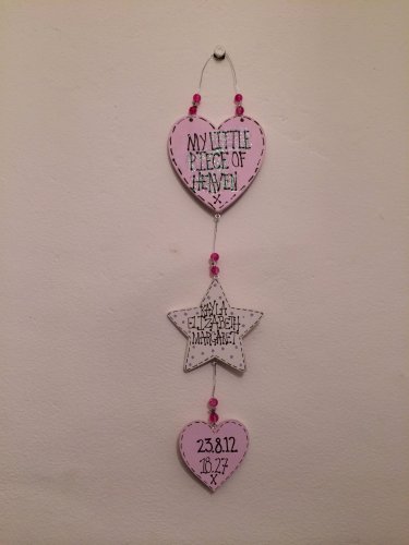 Hearts and star hanger