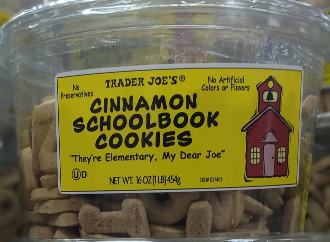 Cinnamon SchoolBook Cookies Trader Joe's