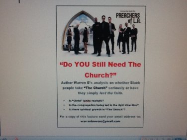 Do You Still Need The Church?
