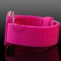 Pink Luxury Mirror Face Sport Style LED new Watch #414