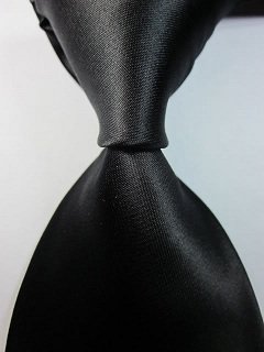 silk black necktie new FREESHIPPING #A29