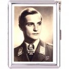 H5S454 Cigarette Case with lighter German Pilot Picture Free shipping