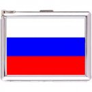 H5S492 Cigarette Case with lighter Russia Flag Picture Free shipping