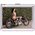 H5S596 Cigarette Case with lighter Pin Up Girl Picture Free shipping