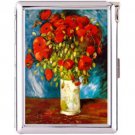 H5S524 Cigarette Case with lighter Vincent Van-Gogh Picture Free shipping