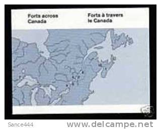 Canada BK86 (992a) complete booklet - Forts