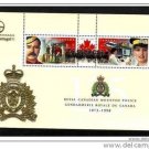 CANADA, 1998, "RCMP-125TH ANNIV" 50 S/S W/OVPT PORTUGAL