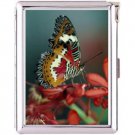 H5S667 Cigarette Case with lighter Butterfly Animal Picture Free shipping
