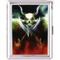 H5S132 Cigarette Case with lighter Skull Dragon Picture Free shipping