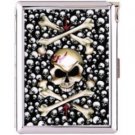 H5S131 Cigarette Case with lighter Skull Dragon Picture Free shipping