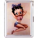 H5S552 Cigarette Case with lighter Betty Boop Picture Free shipping