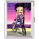 H5S555 Cigarette Case with lighter Betty Boop Picture Free shipping