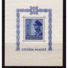 CROATIA B31 MNH SS Ante Pavelich 12k + 8k
