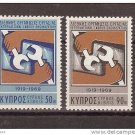 CYPRUS 322-3 mnh Labour Organization