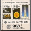 Cyprus Turkey Europa 1991 MNH SS