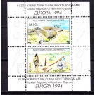 Cyprus Turkey Europa 1994 MNH SS