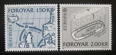 FAROE EUROPA 1982 mnh