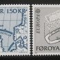 FAROE EUROPA 1982 mnh