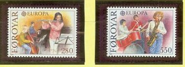 FAROE EUROPA 1985 mnh