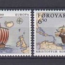 FAROE EUROPA 1992 mnh