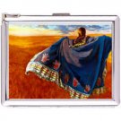 H5S435 Cigarette Case with lighter American Native Picture Free shipping