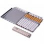 H5S435 Cigarette Case with lighter American Native Picture Free shipping