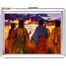 H5S432 Cigarette Case with lighter American Native Picture Free shipping