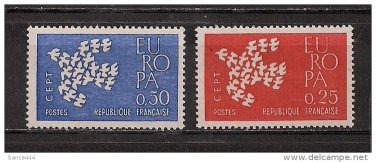 France Europa 1961 mnh