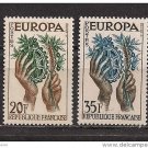 France Europa 1957 mnh scott 846-7
