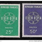 France Europa 1959 mnh scott 929-30