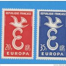 France Europa 1958 mnh scott 889-90