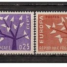 France Europa 1962 mnh