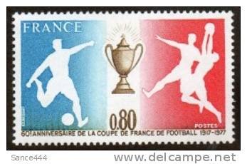 FRANCE 1549 mnh Soccer Cup
