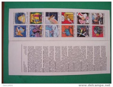 FRANCE 2099a mnh booklet Cartoons