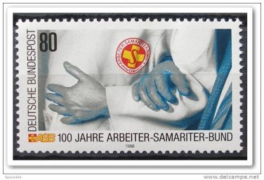 German 1988 mnh Samaritan rescue service