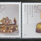 German 1988 gold artifacts jewels gems minerals mnh