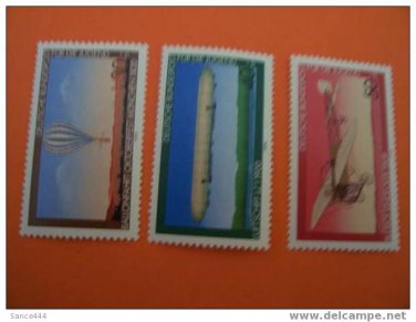 GERMANY B549-51 mnh Airplanes & Ballons