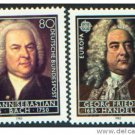 Germany 1440-1 Europa mnh MUSIC YEAR Handel / Bach