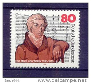 Germany 1463 mnh Carl Maria von Weber