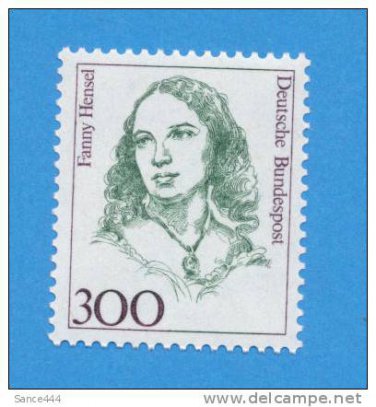 Germany 1493a mnh Fanny Hensel 300 pf