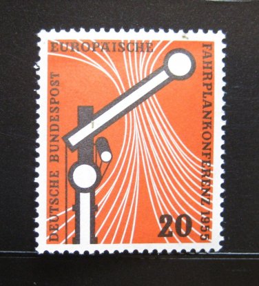 Germany 734 mnh European Timetable conf