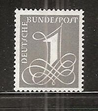 Germany 737 mnh Numeral