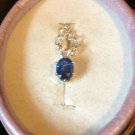 Natural Kyanite Sterling Silver Necklace (Handmade)