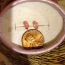 Natural Pink Spinel Sterling Silver Earrings (Handmade)